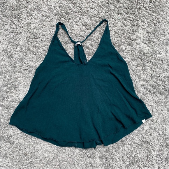 Peacock Green Free People Top - Picture 1 of 6